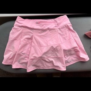 6 Tall pink LuluLemon skirt